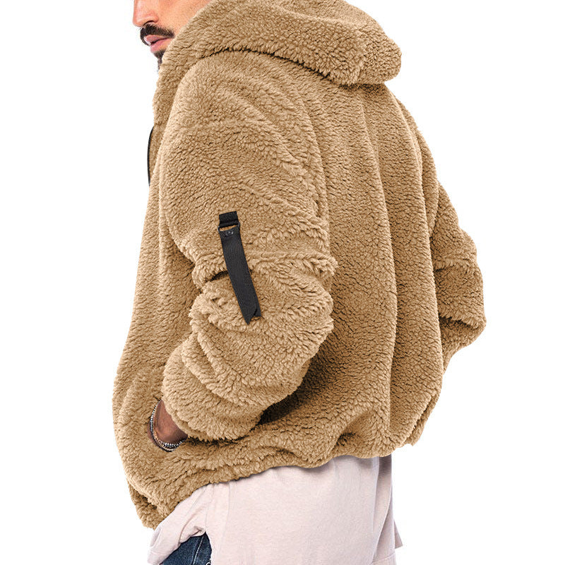 Warme Fleece-Winterstrickjacke für Männer - Wijnand