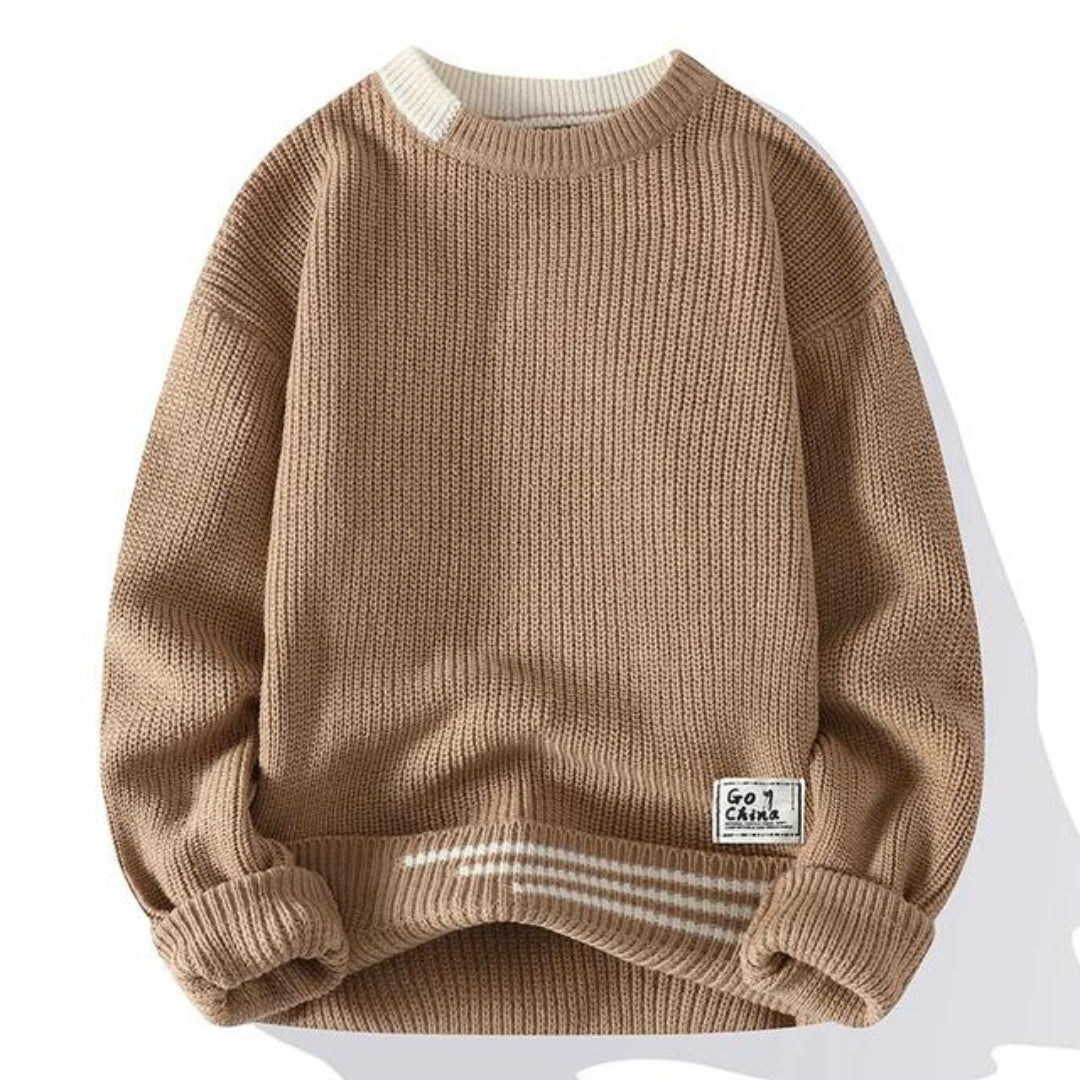 Gemütlicher Strickpullover für Männer - Bouvin