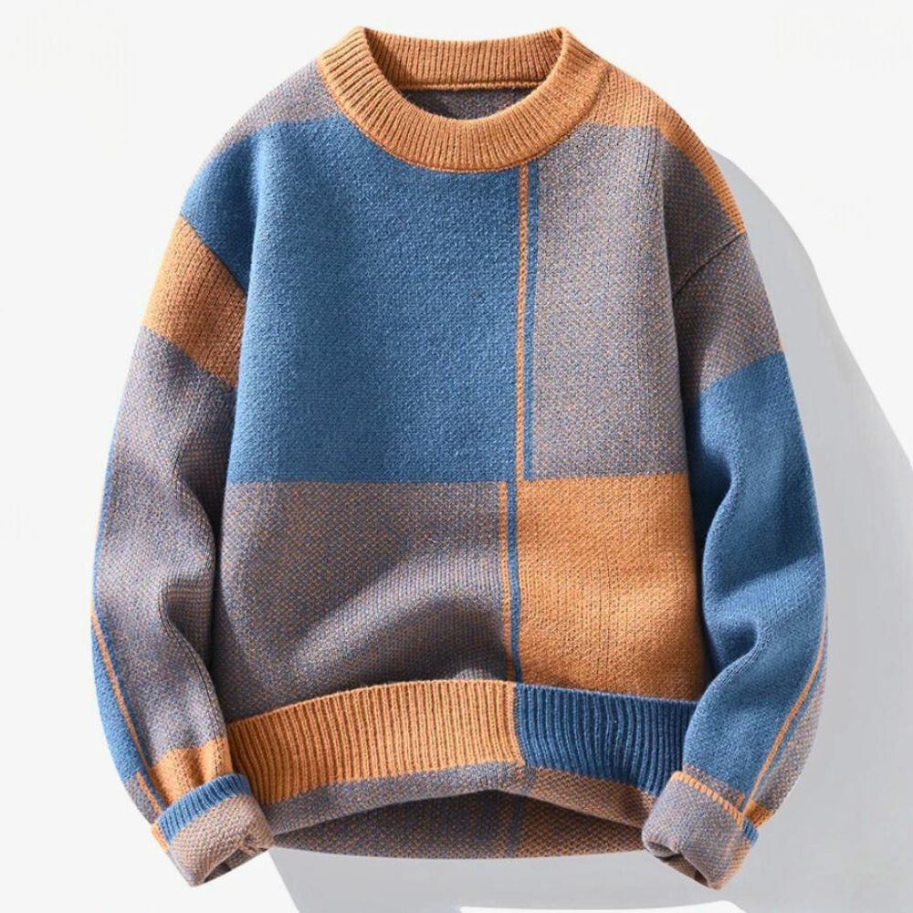 Colorblock-Pullover für Männer - Barend