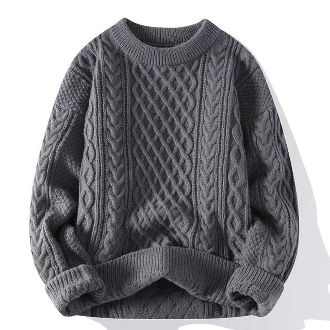 Modischer Patchwork-Pullover - Bjorn