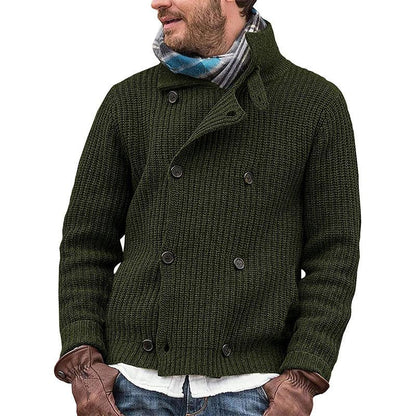 Zweireihiger Strickcardigan - Woltera