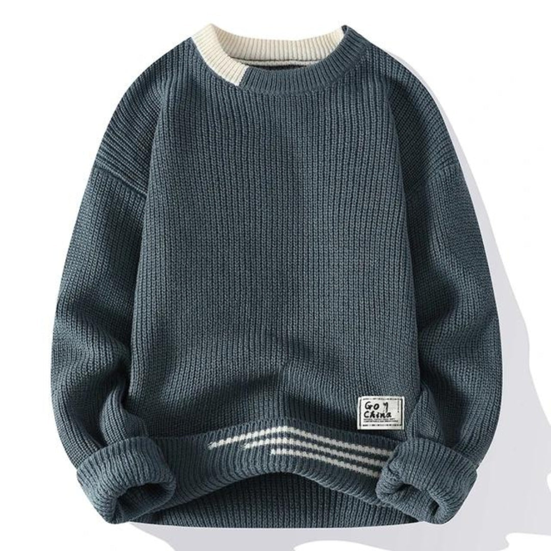 Gemütlicher Strickpullover für Männer - Bouvin