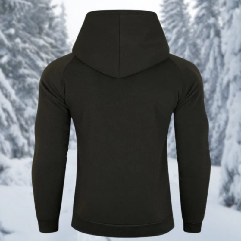 Warmer Herren-Fleece- Kapuzenpullover - Lodewijk