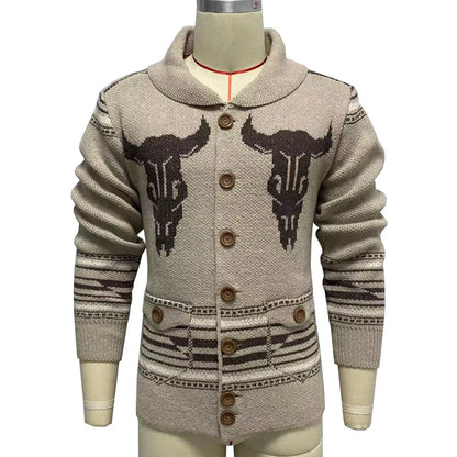 Jacquard-Strickjacke für Männer - Wilja