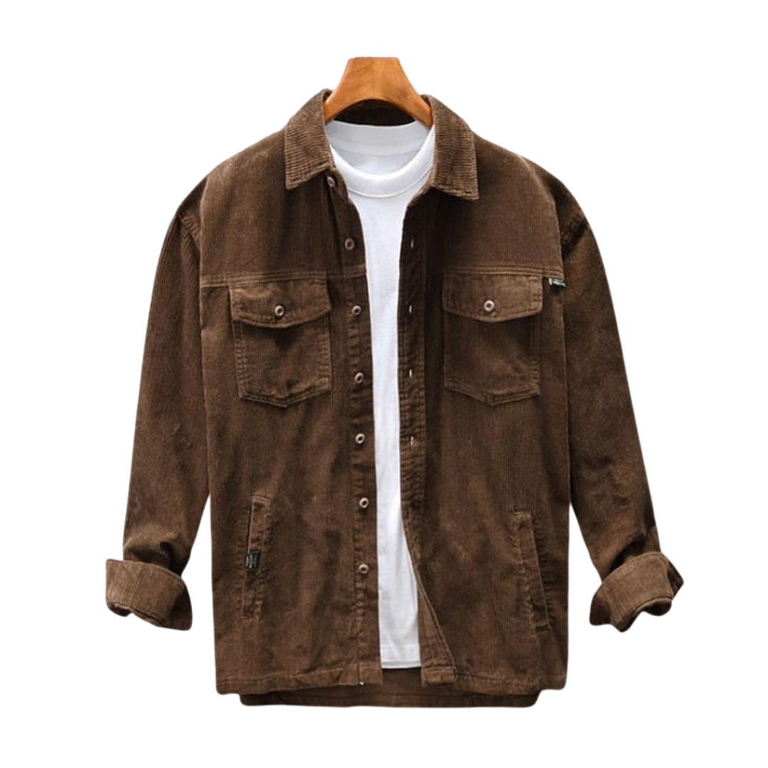 Herren Casual Vintage Cord Jacke - Gerton