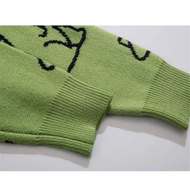 Dinosaurier-Strickpullover - Lucien