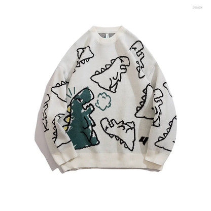 Dinosaurier-Strickpullover - Lucien