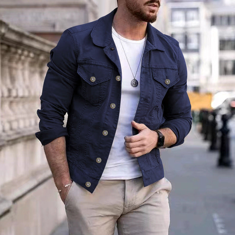 Zeitlos klassische Herren-Denim-Jacke - Randolf