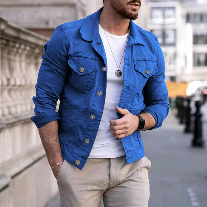 Zeitlos klassische Herren-Denim-Jacke - Randolf