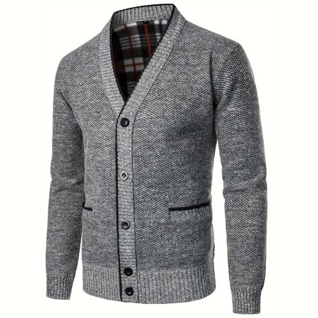 Schlanke trendige Herren Strickjacke - Paolo