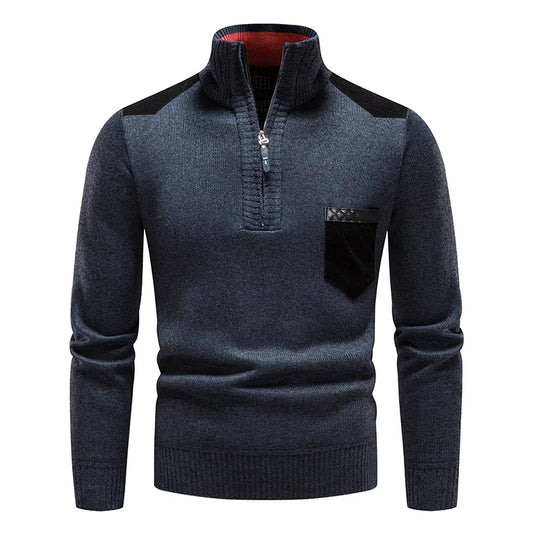 Eleganter Zip-up-Pullover für Männer - Arman