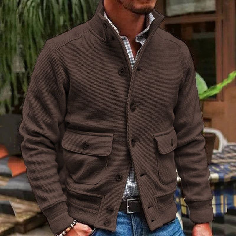 Stylische Herren Strickjacke – komfortabel und modern, ideal für Herbst- und Wintertage, mit vielseitigem Design und hoher Qualität.