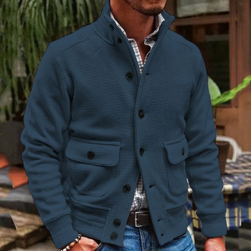 Stylische Herren Strickjacke – komfortabel und modern, ideal für Herbst- und Wintertage, mit vielseitigem Design und hoher Qualität.