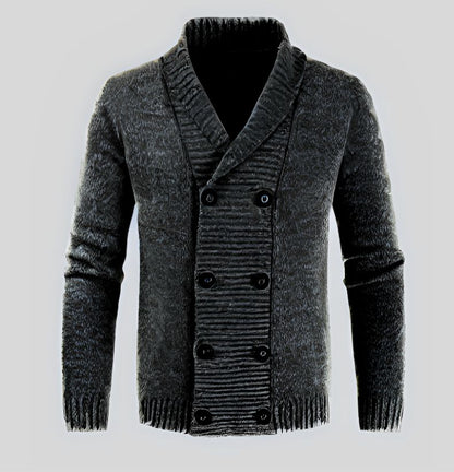 Hochwertige dicke Herrenstrickjacke - Wency