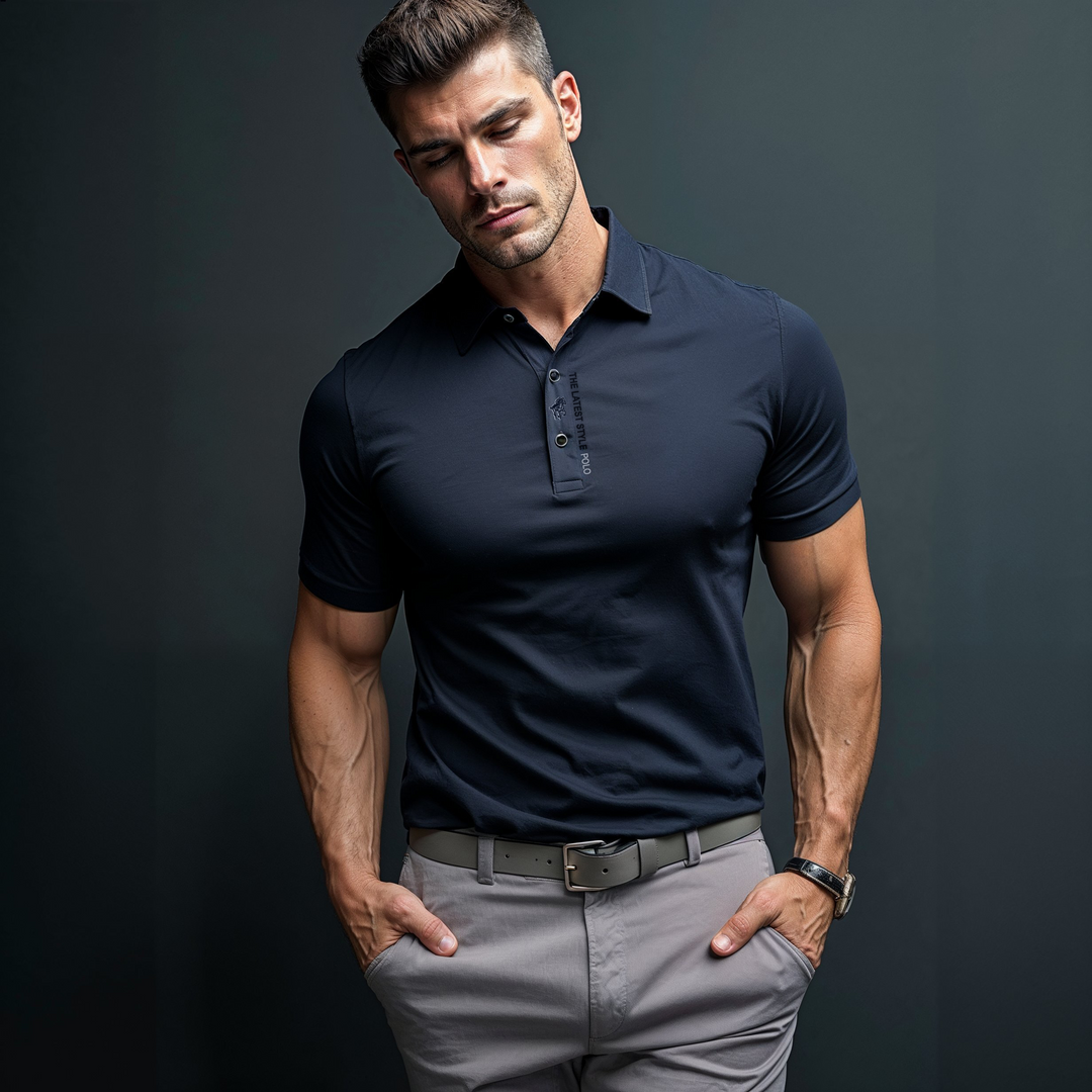 Muscle Fit Polo für Männer - Lenard