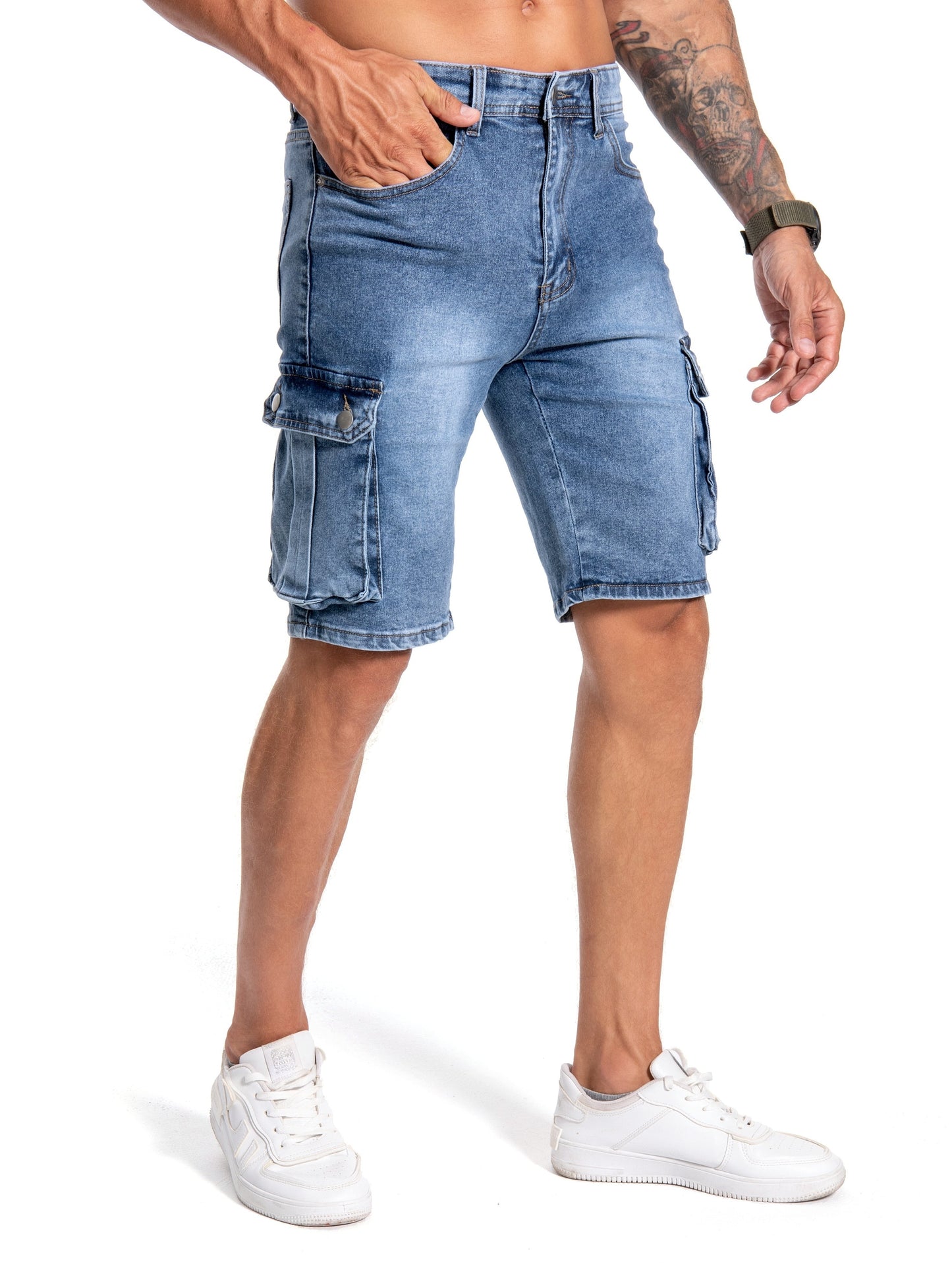 Lässige Denim-Shorts für Männer - Lucas