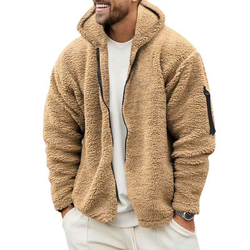 Warme Fleece-Winterstrickjacke für Männer - Wijnand