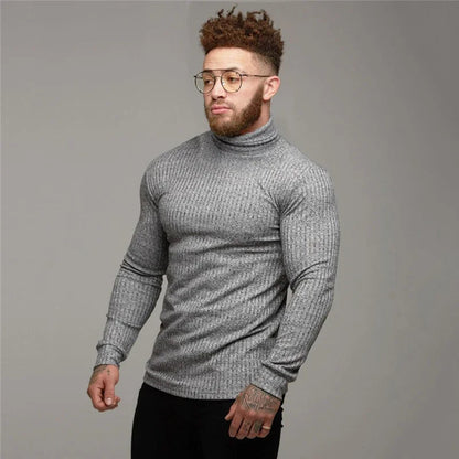 Muscle Fit Rippenpullover für Männer - Rik