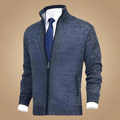 Elegante Strickjacke für Männer - ideal für stilvolle Herbst- und Winterlooks.