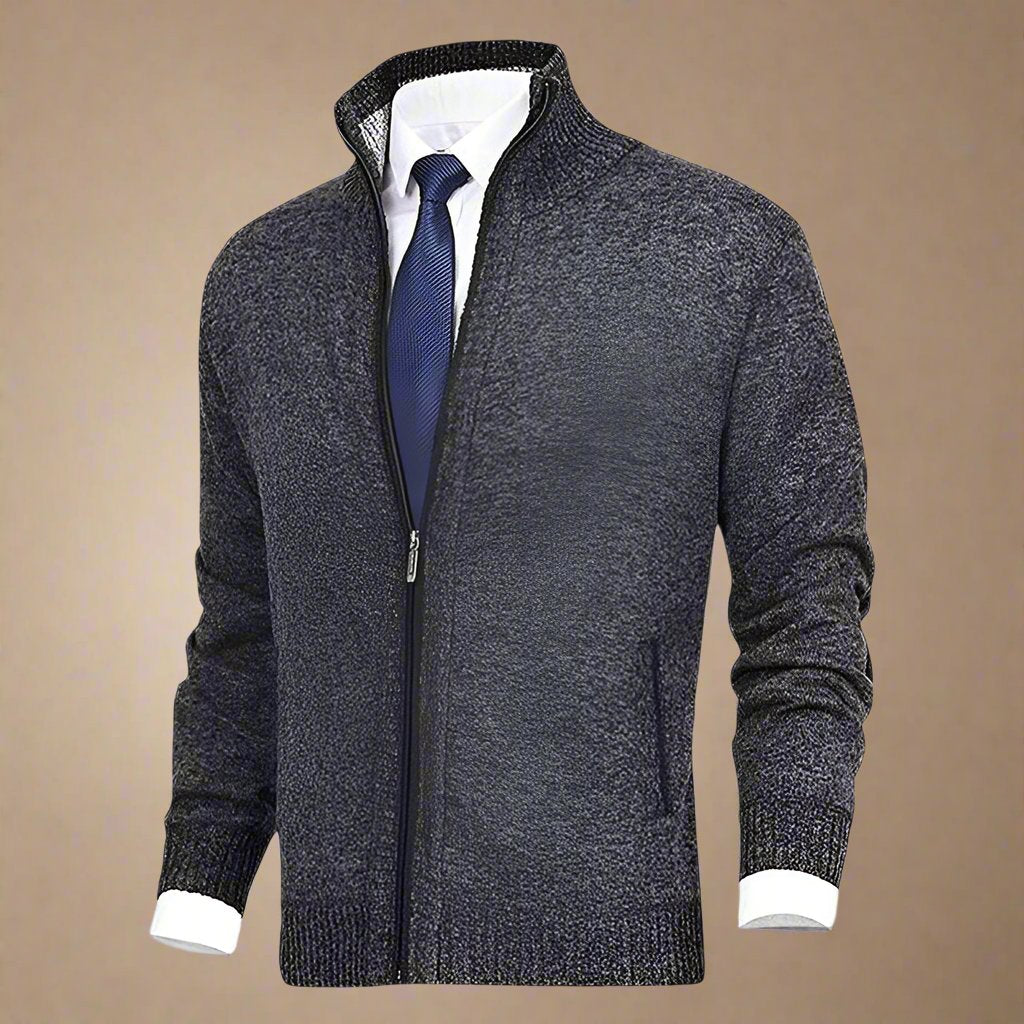 Elegante Strickjacke für Männer - ideal für stilvolle Herbst- und Winterlooks.