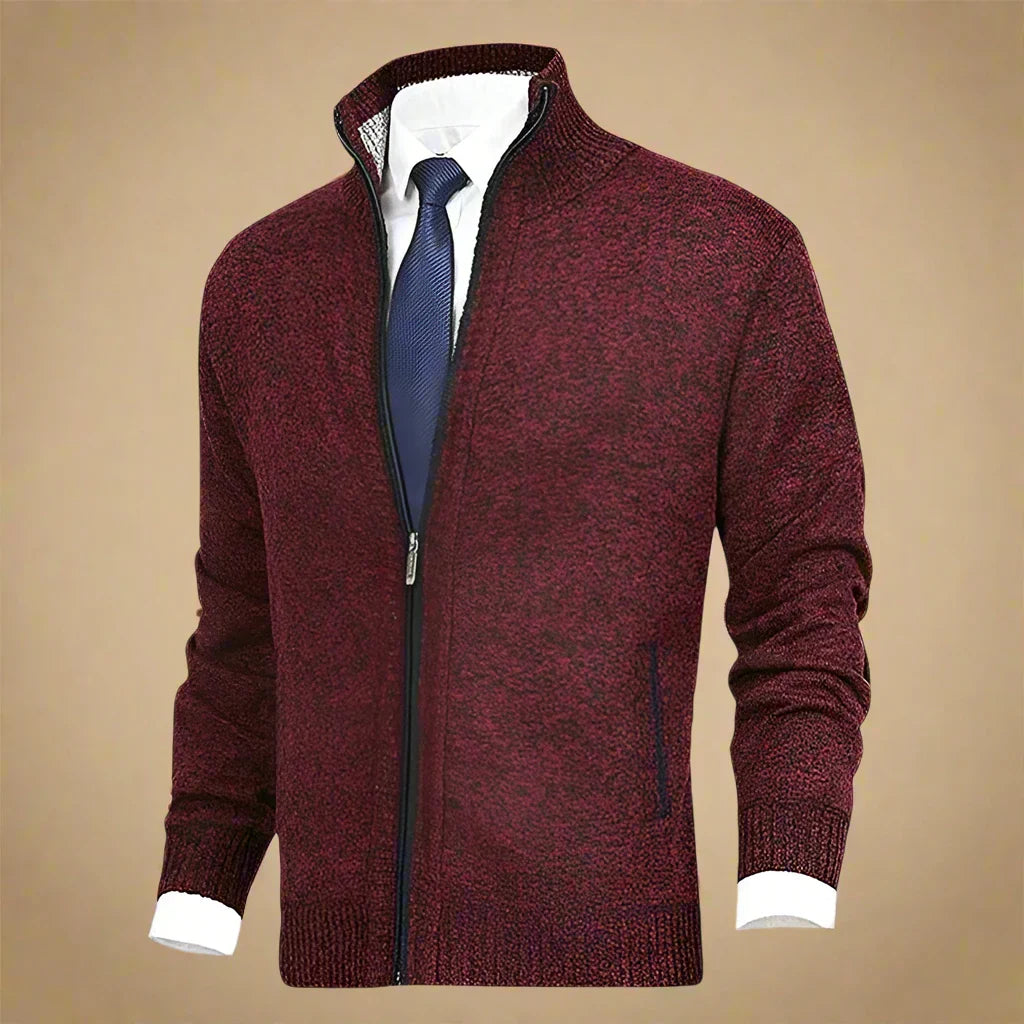 Elegante Strickjacke für Männer - ideal für stilvolle Herbst- und Winterlooks.