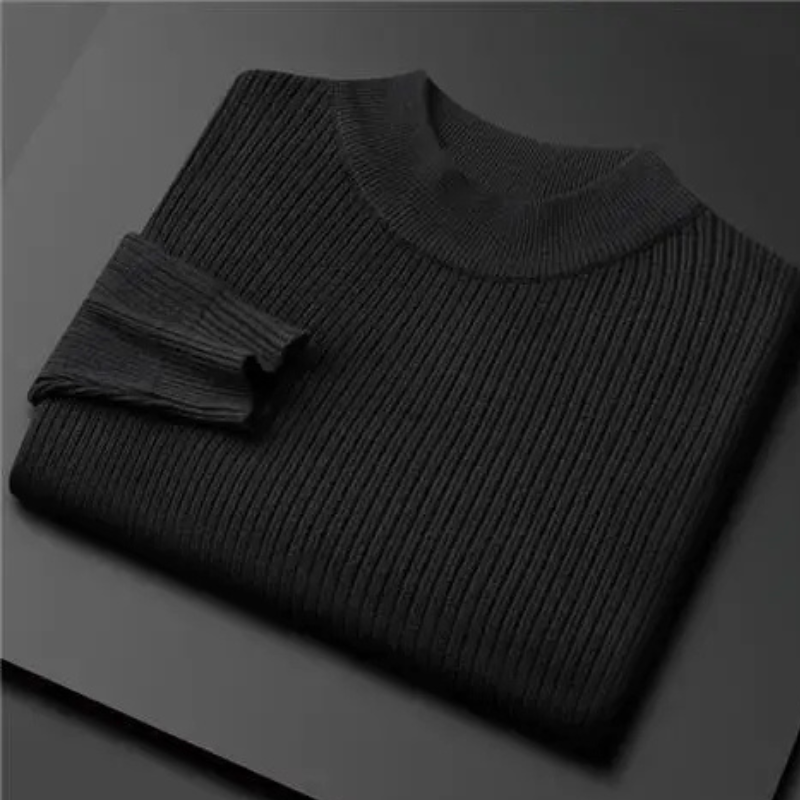 Eleganter warmer Pullover für Männer, ideal für Herbst- und Wintertage, kombiniert Komfort und stilvolles Design.