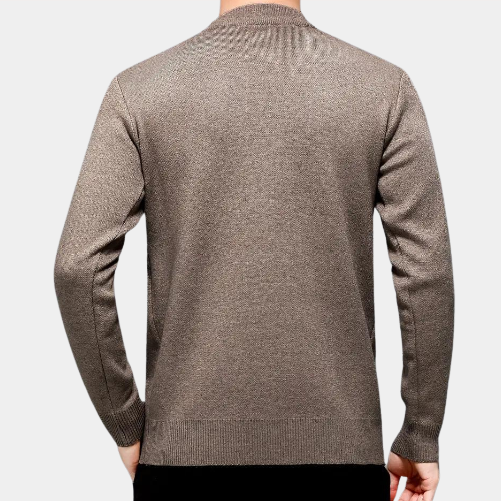 Herren Casual Strickpullover, ideal für Herbst- und Wintertage, weiches und atmungsaktives Strickmaterial, vielseitig kombinierbar