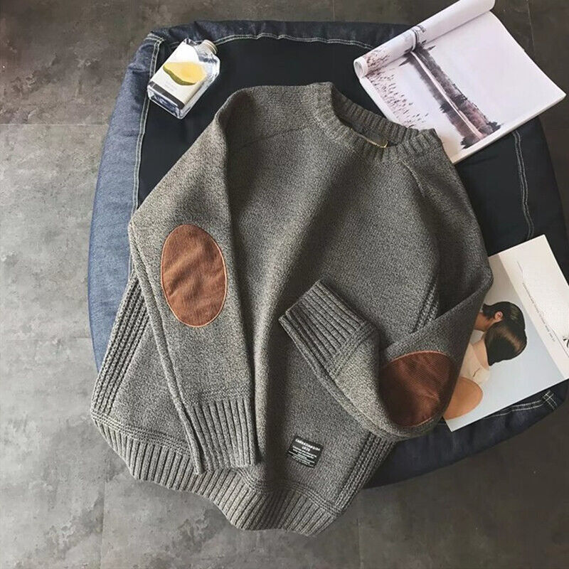 Herren Strickwaren Pullover, ideal für Herbst und Winter, bietet Wärme, Langlebigkeit und ein zeitloses Design