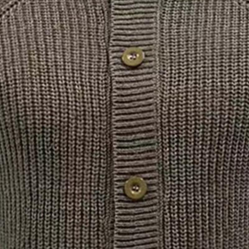 Vintage-Strickjacke mit Stehkragen - Epke