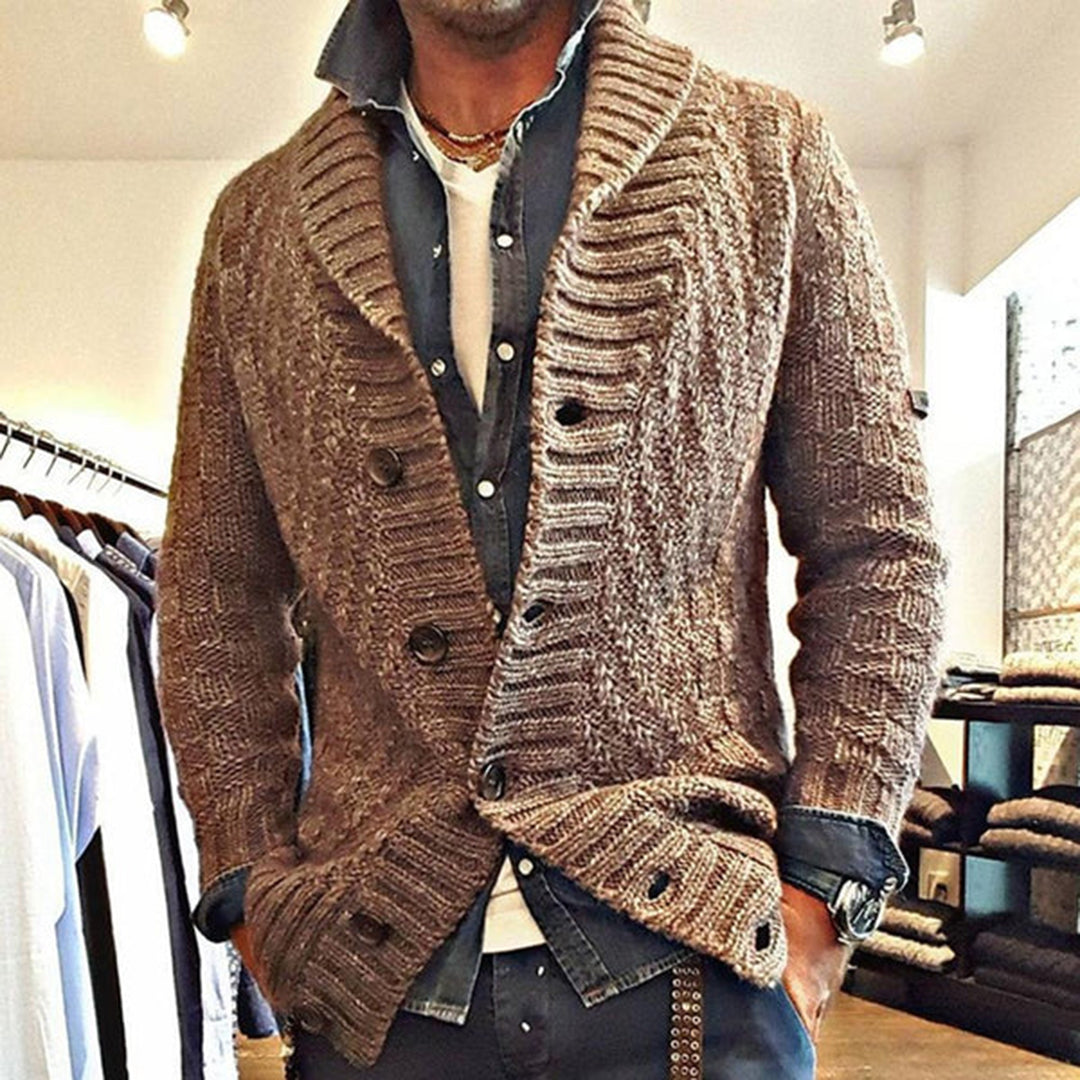 Lässige Strickjacke für Männer, ideal für Herbst und Winter, aus hochwertigen Materialien mit bequemer Passform und vielseitigem Design