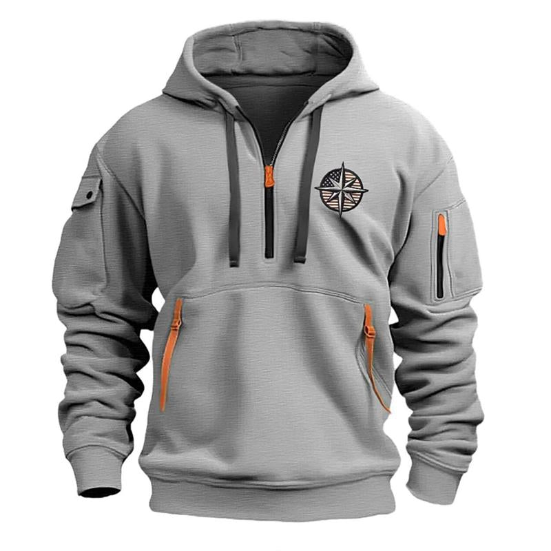 Lässiger Sport-Kapuzenpullover für Männer, bequemer Hoodie ideal für aktive Tage im Herbst und Winter