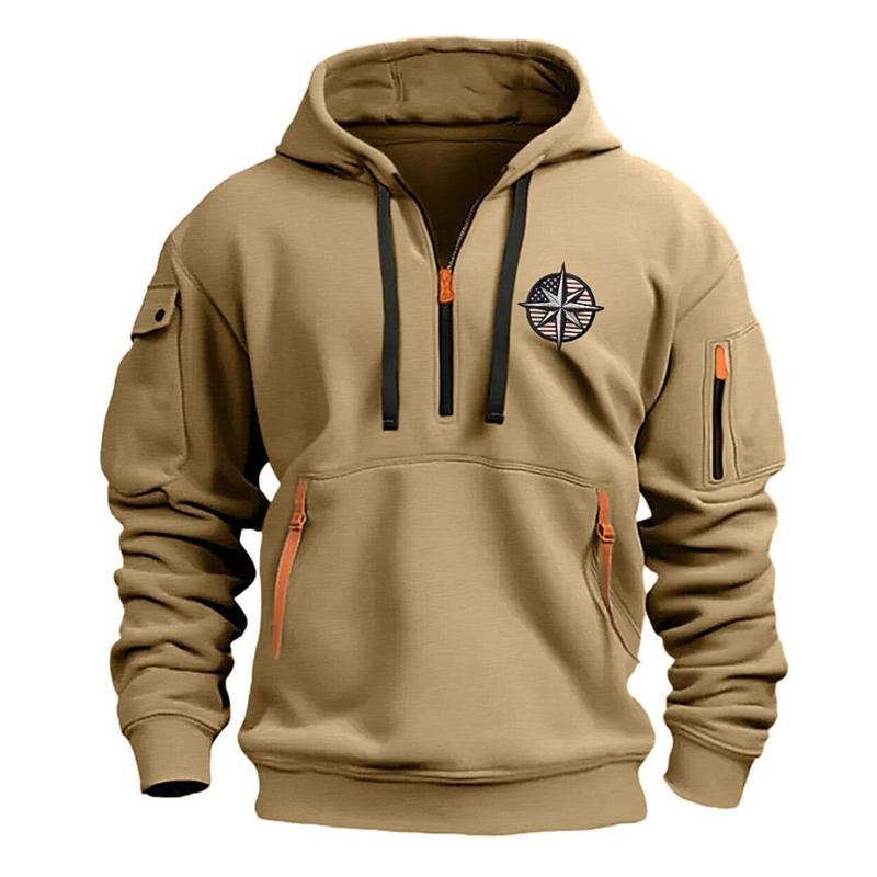 Lässiger Sport-Kapuzenpullover für Männer, bequemer Hoodie ideal für aktive Tage im Herbst und Winter