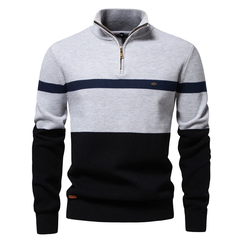 Modischer Pullover für Männer, ideal für Herbst und Winter, mit hochwertigem Material und modernem Design.