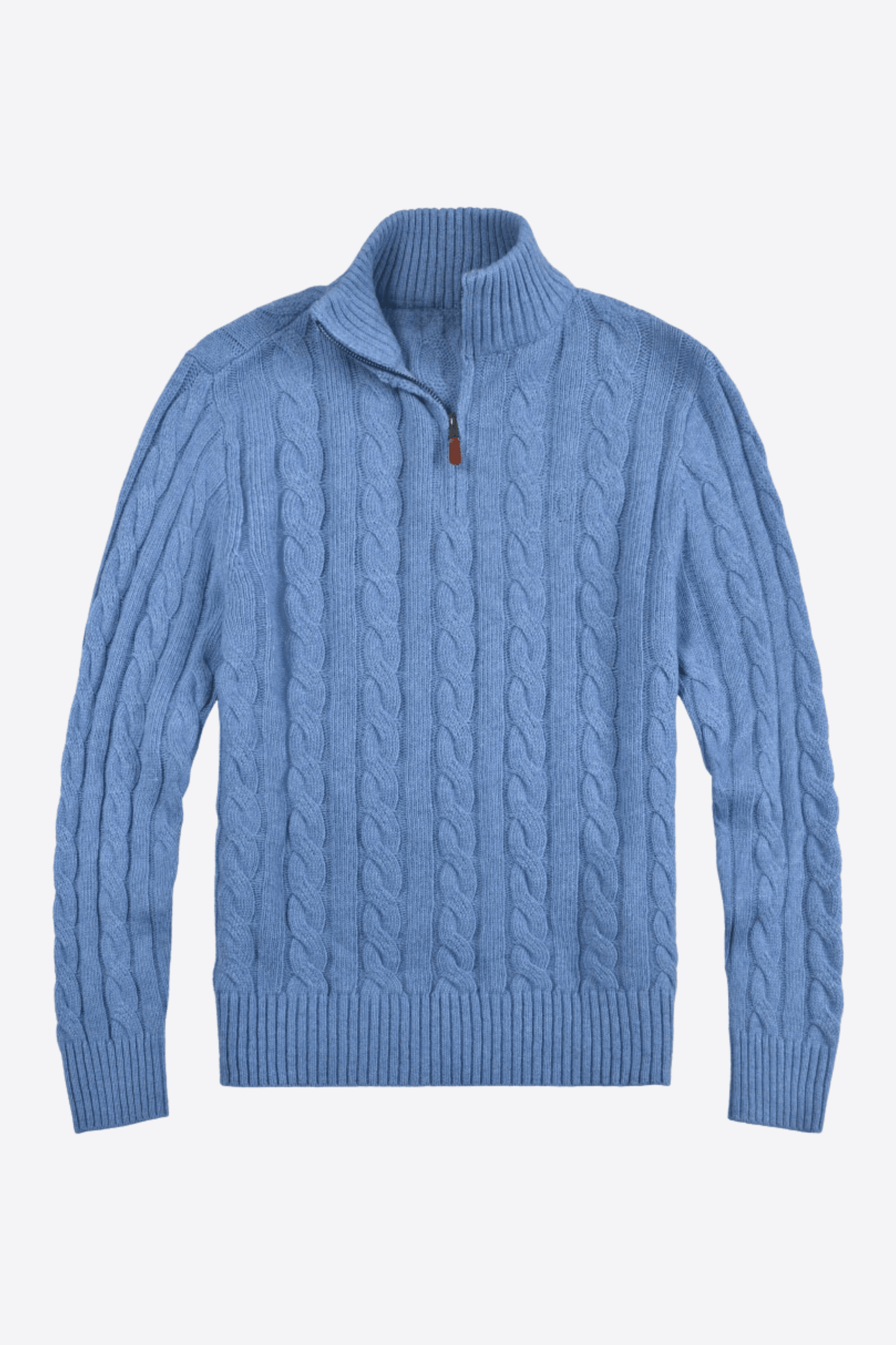 Pullover mit halbem Kragen und Reißverschluss, ideal für Herbst und Winter, bietet Komfort, Wärme und einen modernen Look