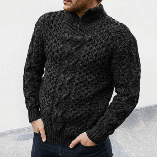 Schicker Winterpullover für Männer, ideal für Herbst und Winter, stilvoll und bequem.