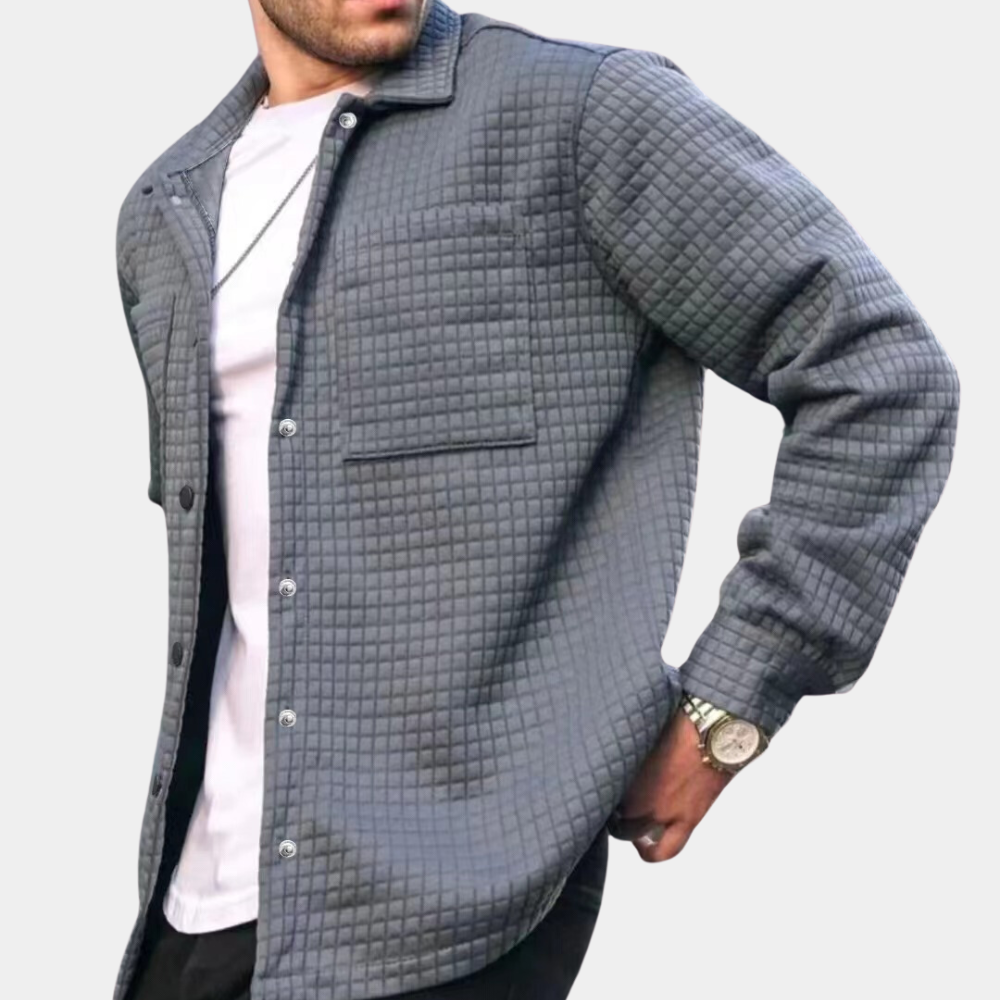 Stilvolle warme Strickjacke für Männer, ideal für Herbst und Winter, mit zeitlosem Design und hochwertigem Material