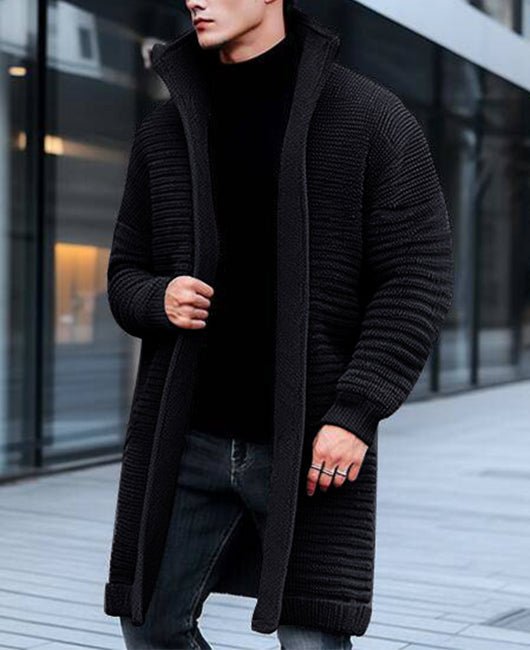 Elegante lange Strickjacke für Männer - Pepijn