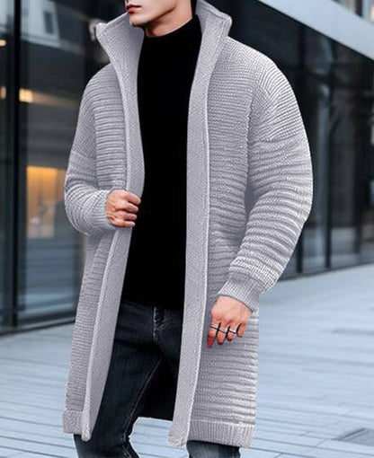 Elegante lange Strickjacke für Männer - Pepijn