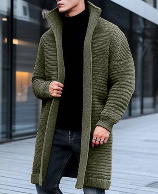 Elegante lange Strickjacke für Männer - Pepijn