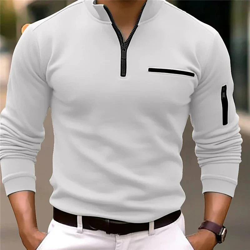 Herren Quarter Zip Pullover - Niels