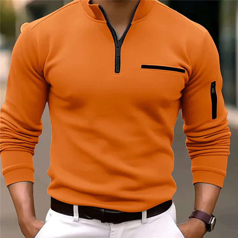 Herren Quarter Zip Pullover - Niels