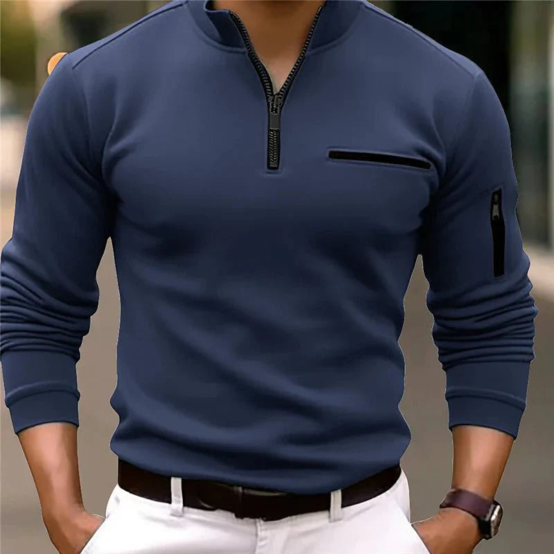 Herren Quarter Zip Pullover - Niels