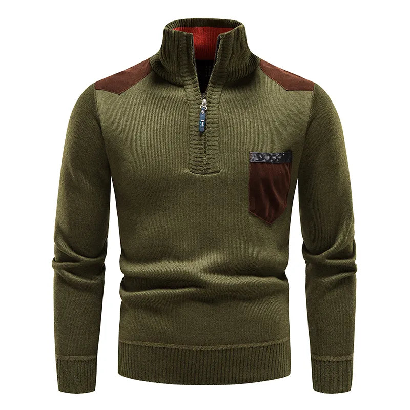 Eleganter Zip-up-Pullover für Männer - Arman