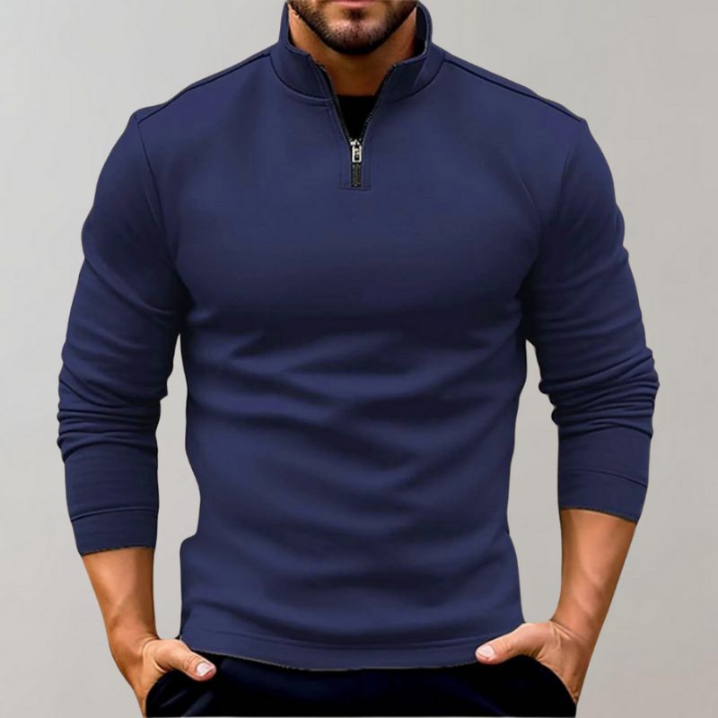 Warmer Pullover Luxe für Männer, ideal für Herbst- und Wintertage, luxuriös und komfortabel.