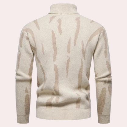 Warmer Rollkragenpullover für Männer für Herbst und Winter,