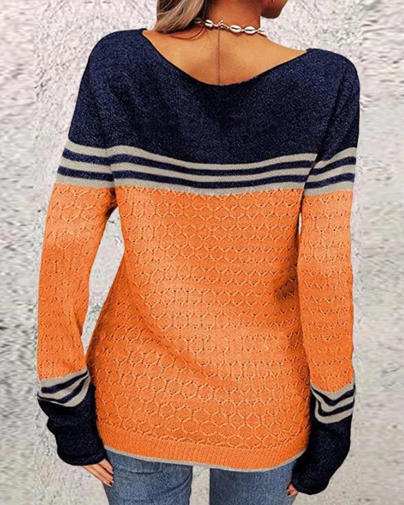 Pullover mit Farbblockmuster - Maya